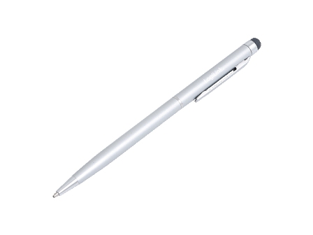 LogiLink Touch Pen mit integriertem Kugelschreiber Alu