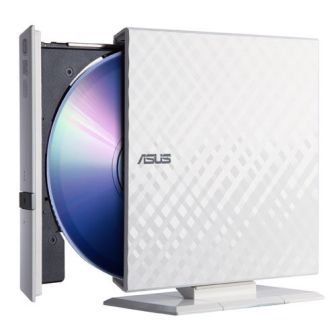 ASUS SDRW-08D2S-U EXT Slim USB Lite White Retail Wave- extern retail