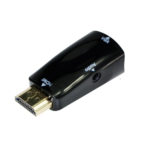 gembird Adapter HDMI/VGA Kompakter HDMI auf VGA Umwandler - A-HDMI-VGA-02