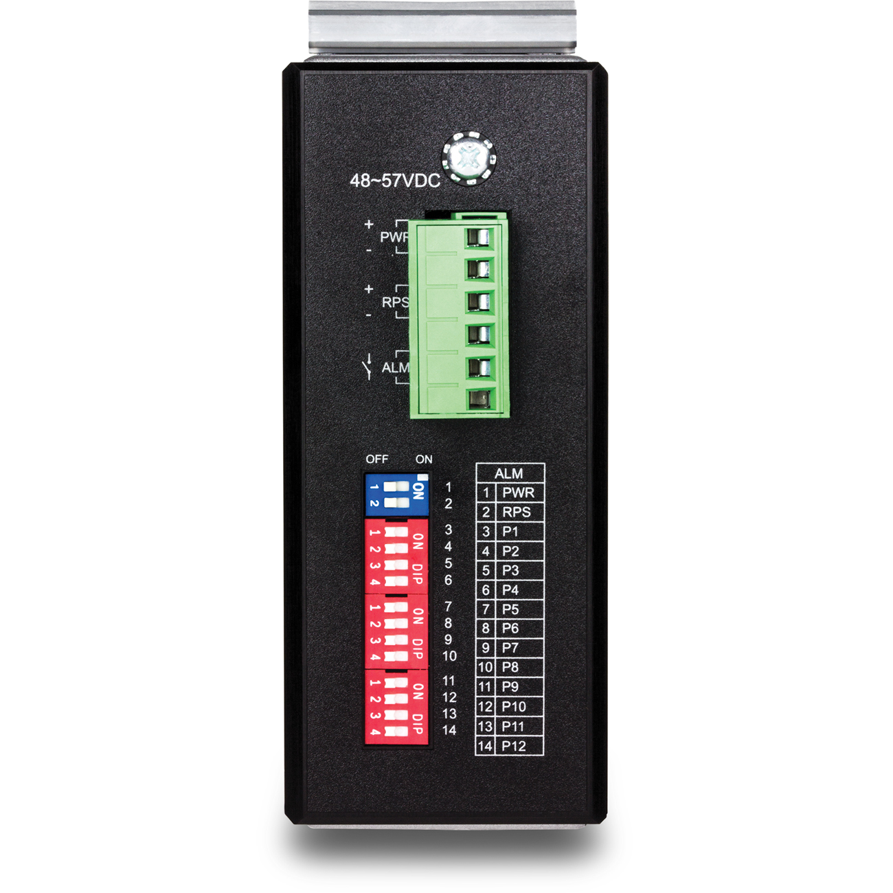 TRENDnet Industrie Switch 12Port Gbit ManagedL2+ PoE+ Metall - TI-PG1284I