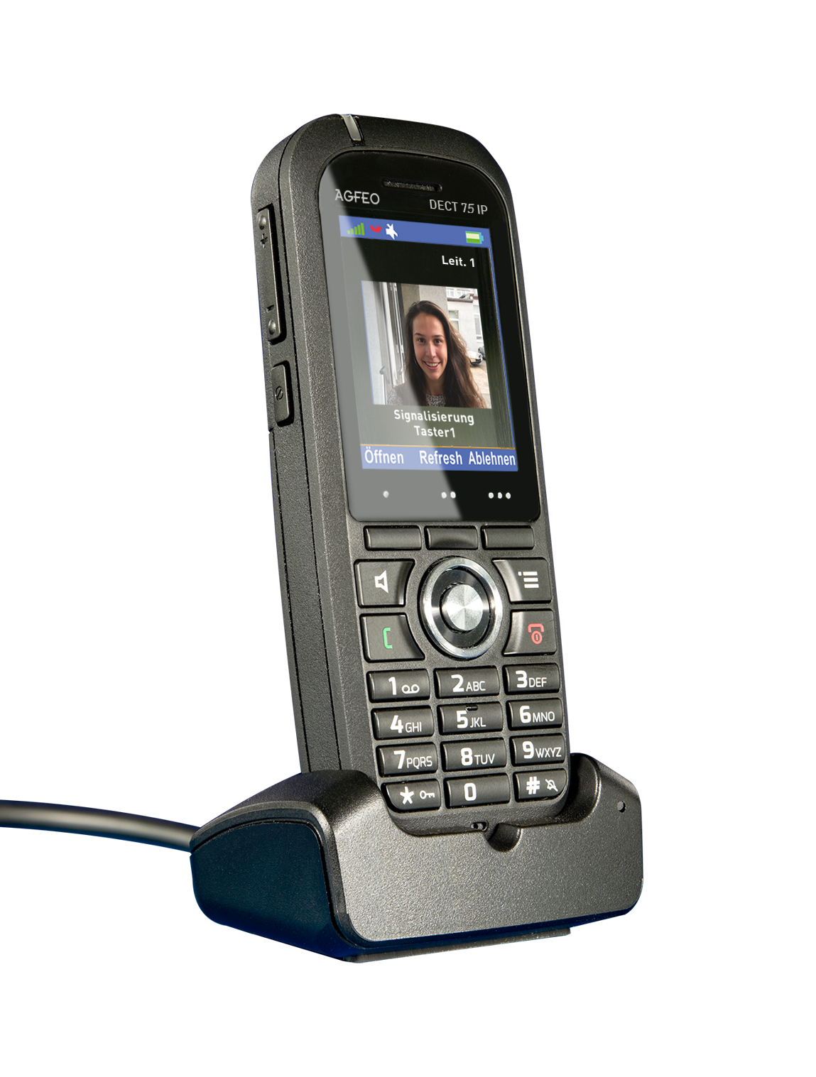AGFEO Telefon DECT75 IP schwarz - 6101577