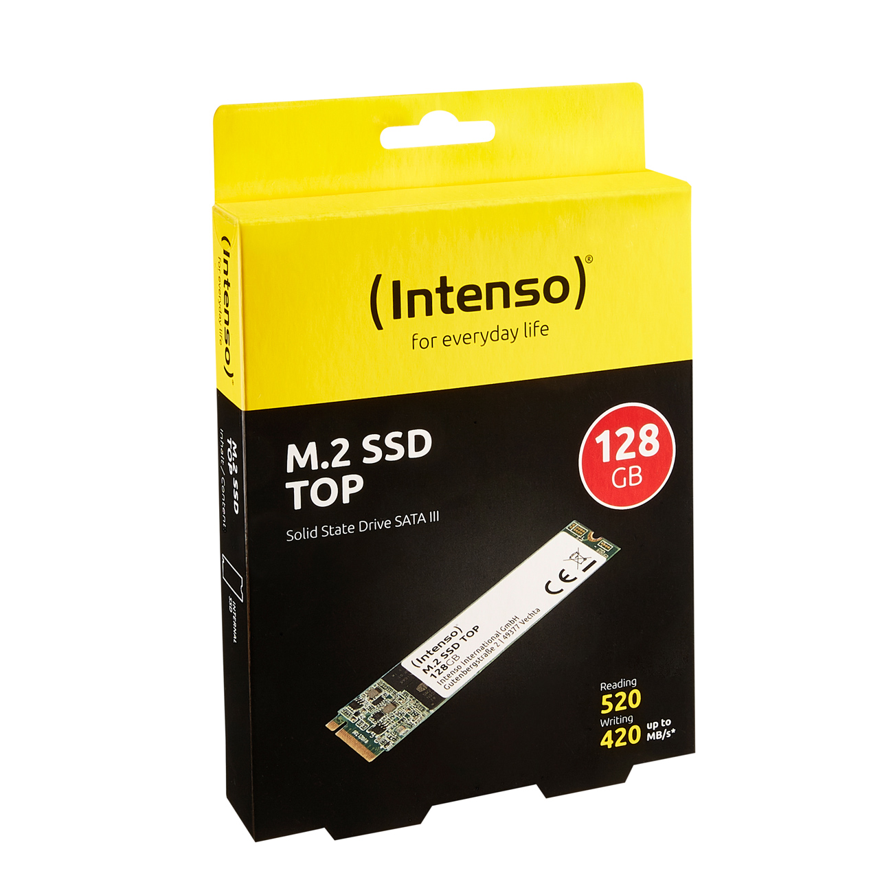 Intenso   M.2  128GB SSD SATA3  Top Performance retail