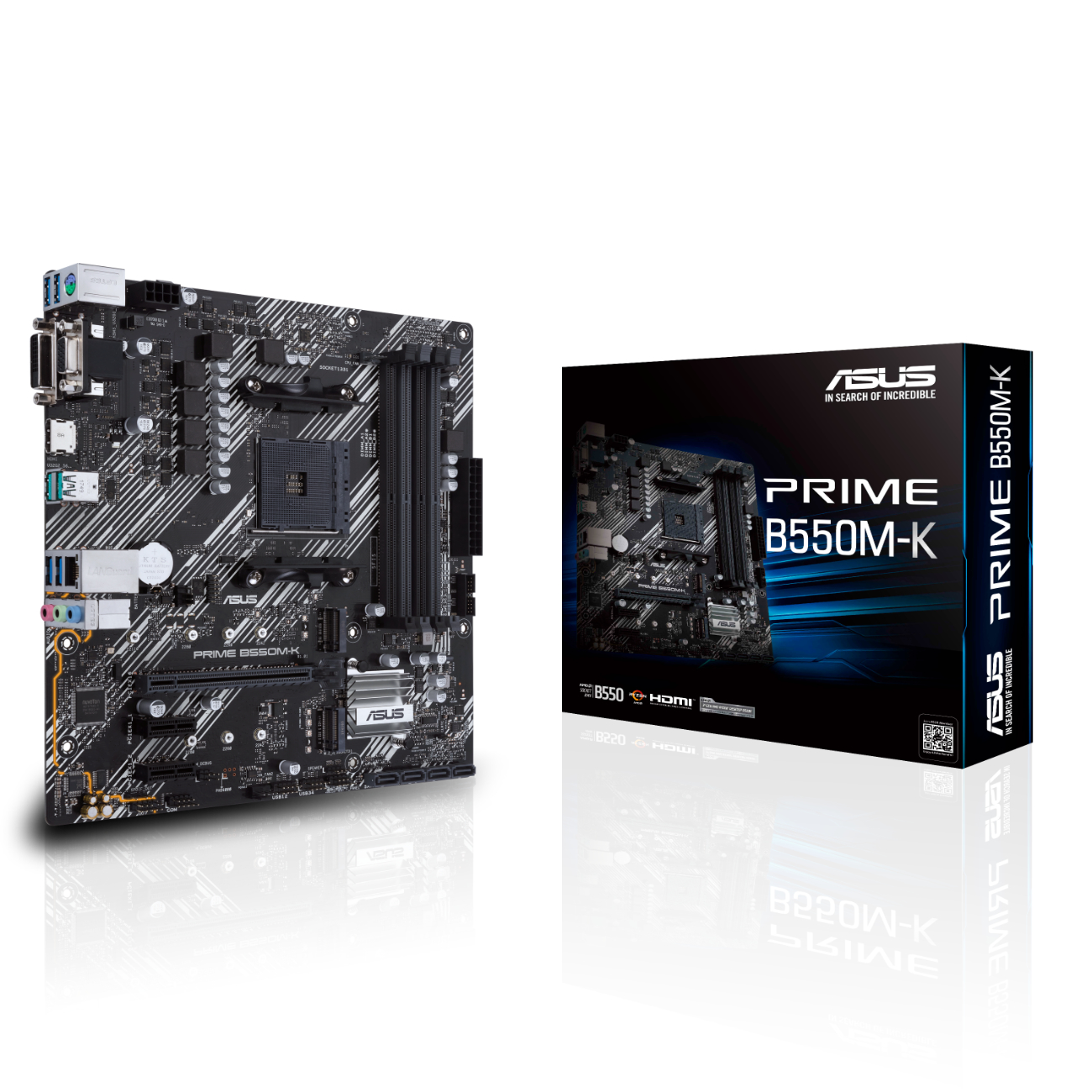 MB ASUS PRIME B550M-K (AMD,AM4,DDR4,mATX) - 90MB14V0-M0EAY0