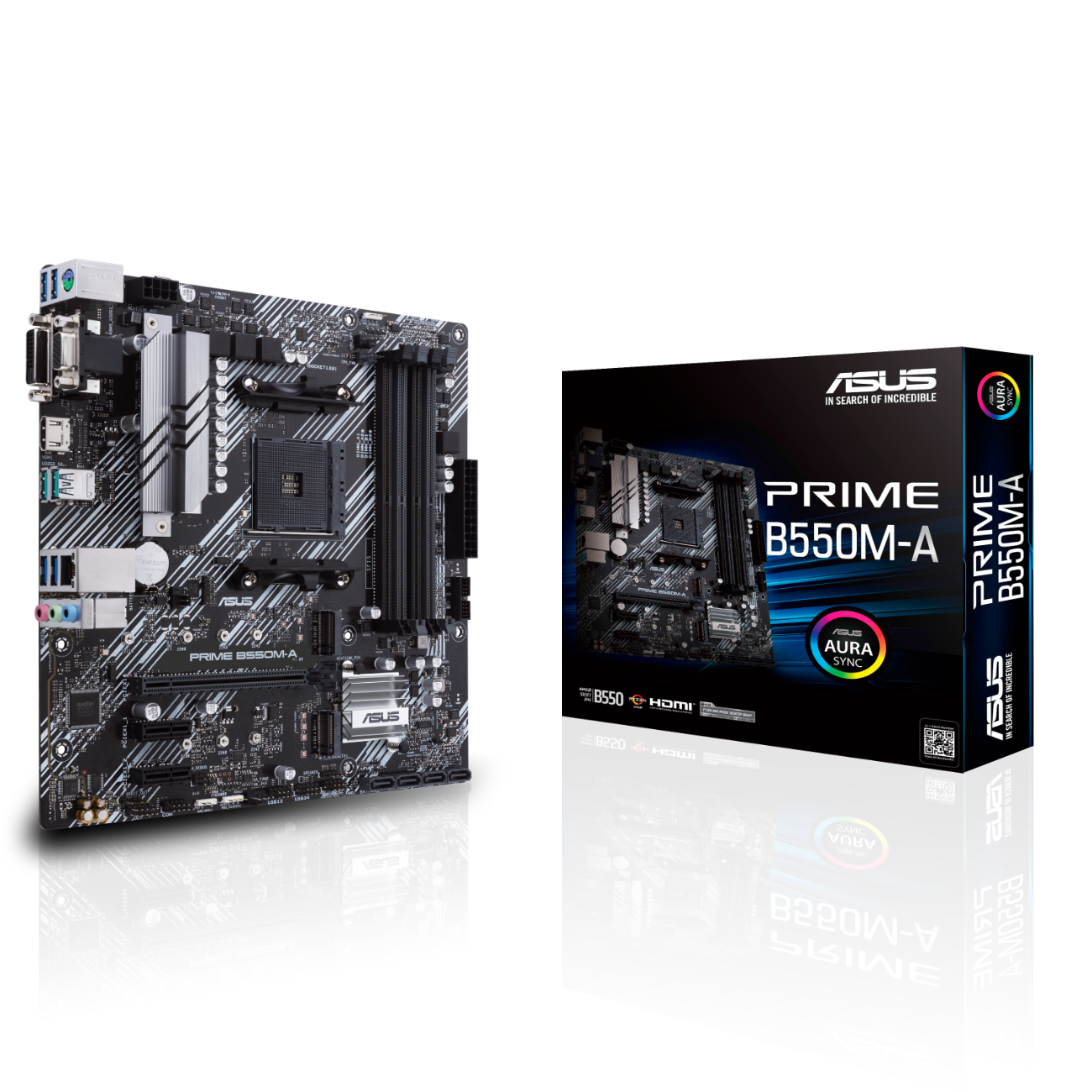 MB ASUS PRIME B550M-A (AMD,AM4,DDR4,mATX) - 90MB14I0-M0EAY0