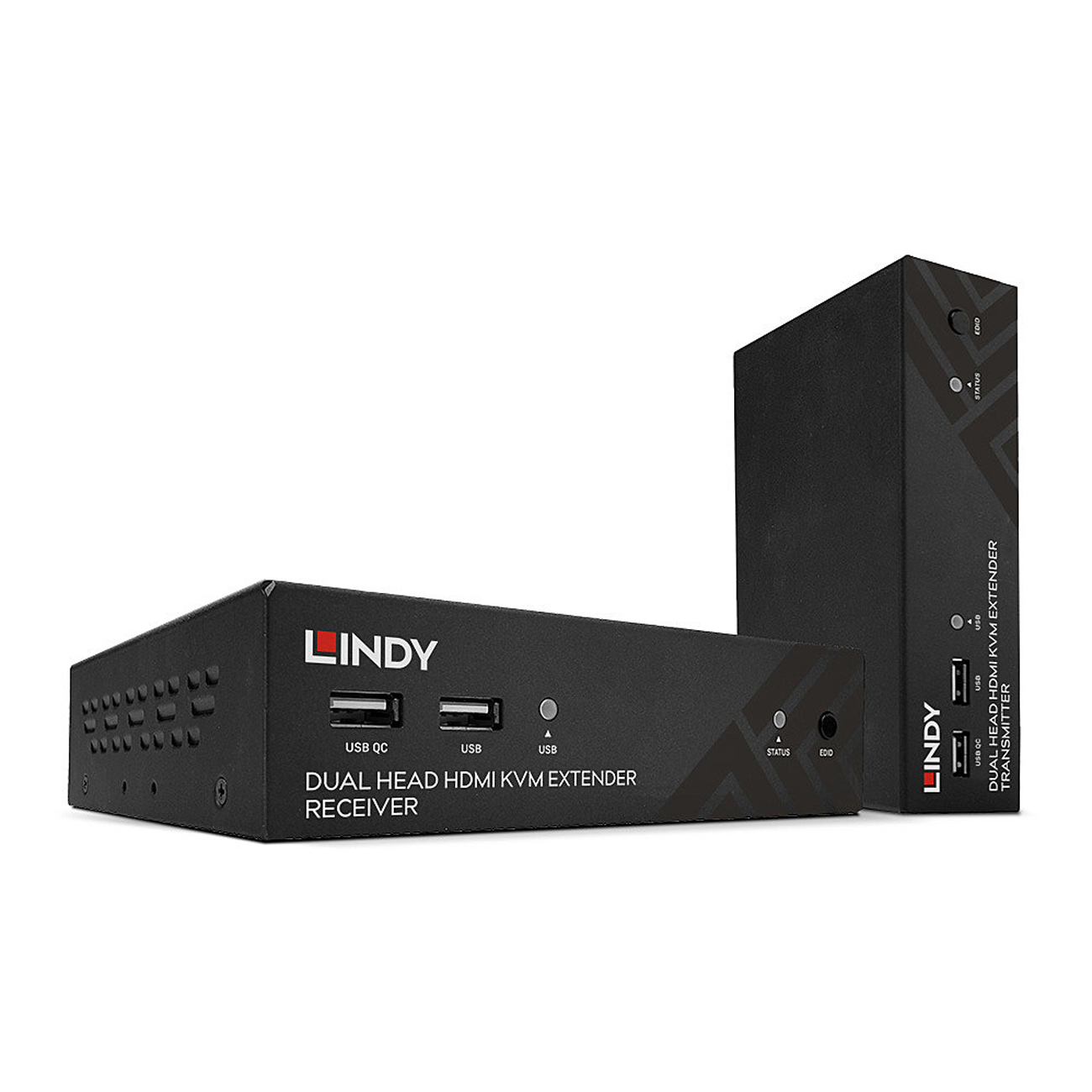 LINDY 100m Cat.6 Dual Head HDMI, USB & RS232 Extender - 39374