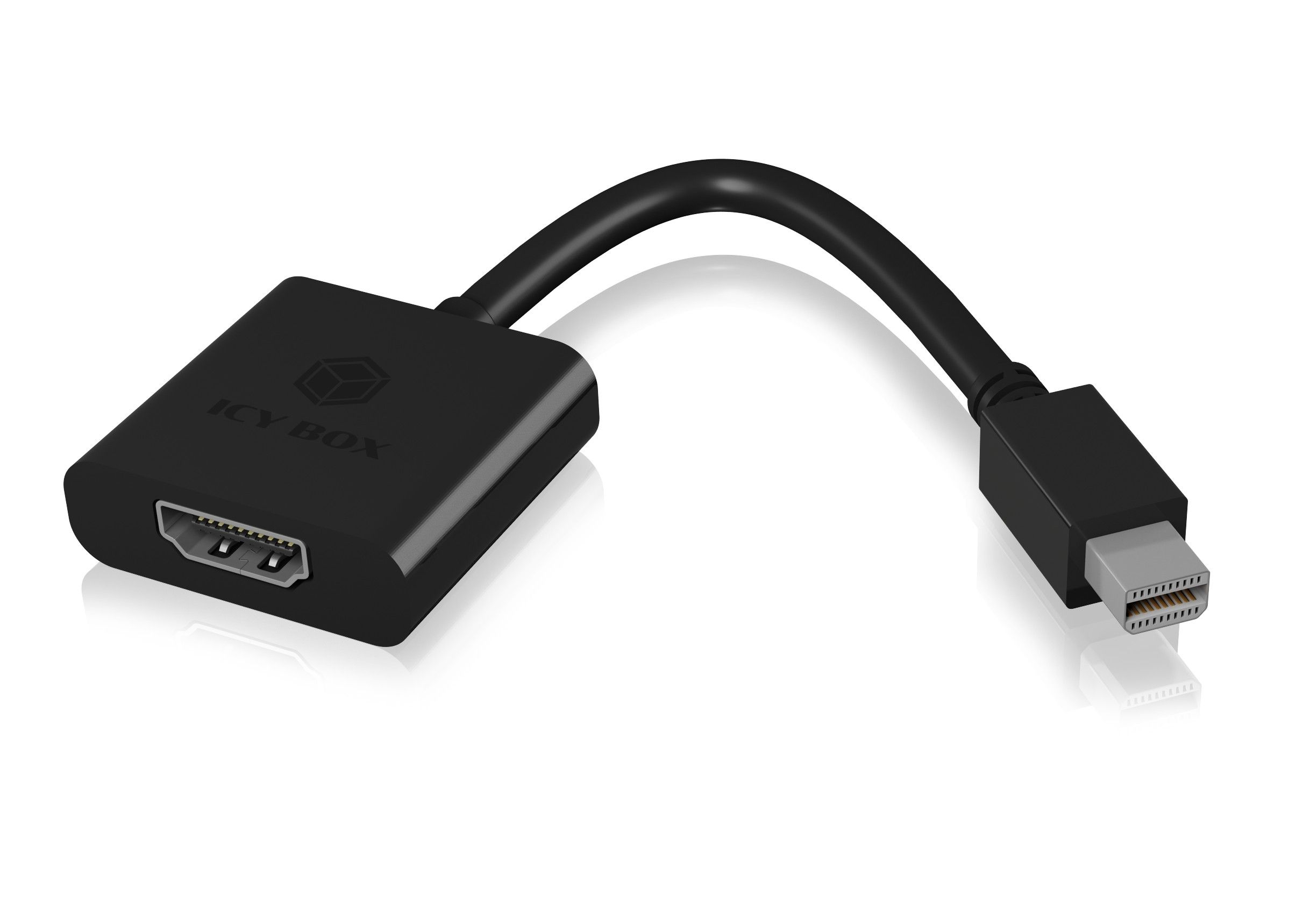 Adapter IcyBox Mini DP 1.1 zu HDMI, 1920x1200@60 Hz retail - IB-AC538a