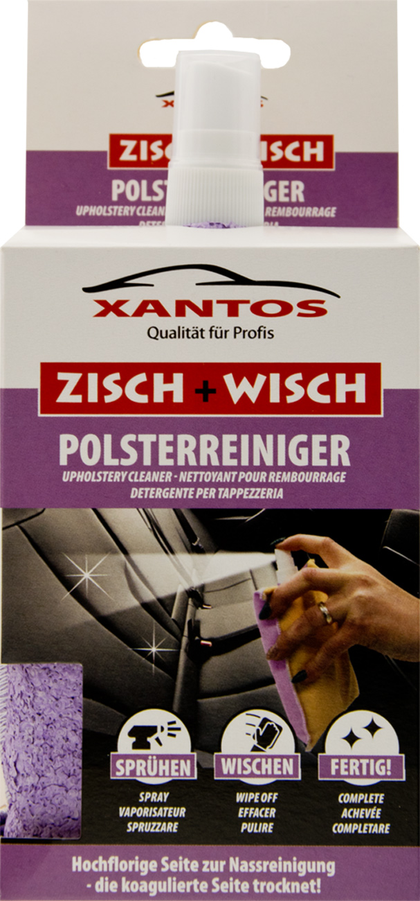 XANTOS Zisch&Wisch - Polsterreiniger im Pflegetuch 40ml - 514212