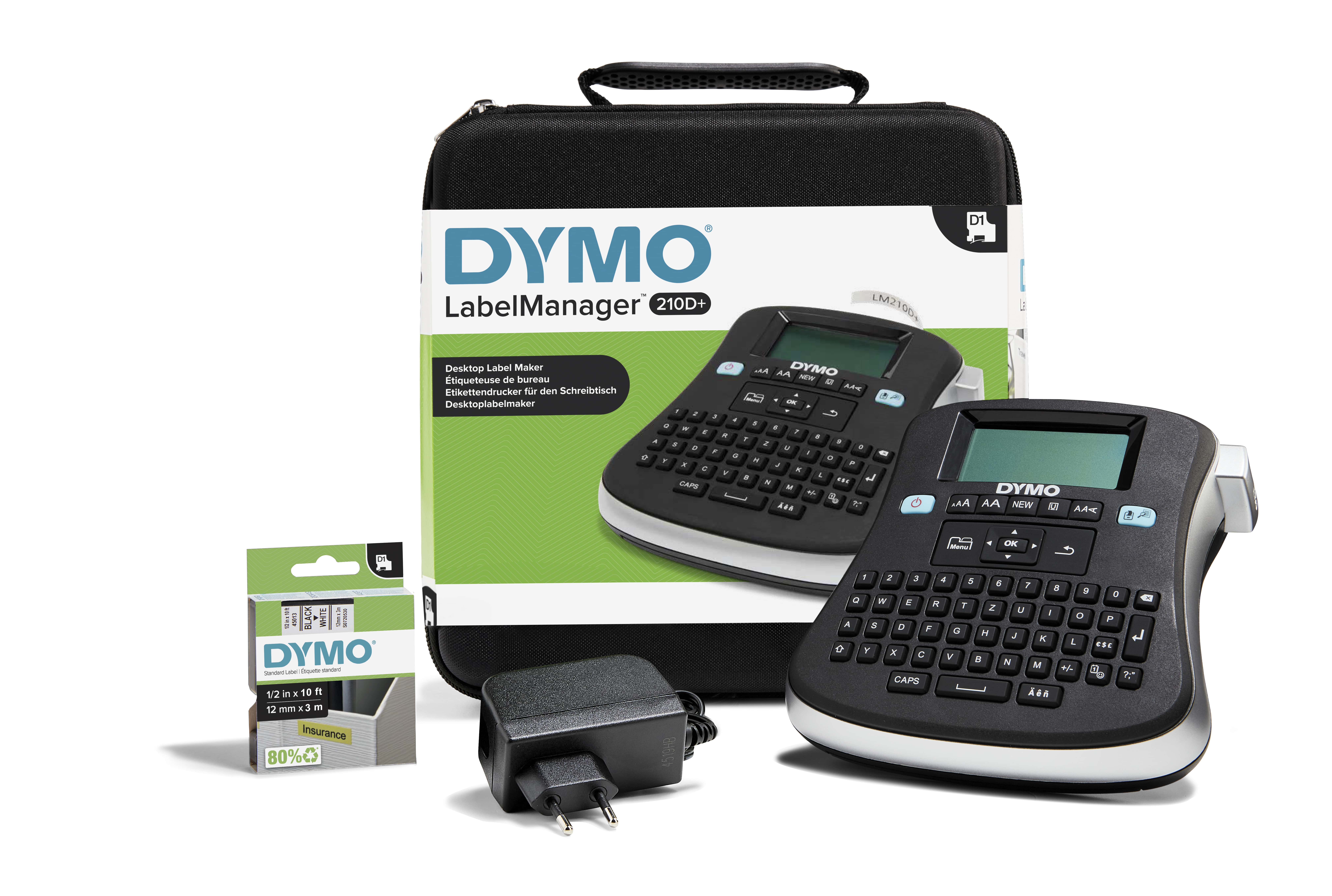 DYMO LabelManager 210D+ im praktischen Koffer (SoftCase) - S0964070