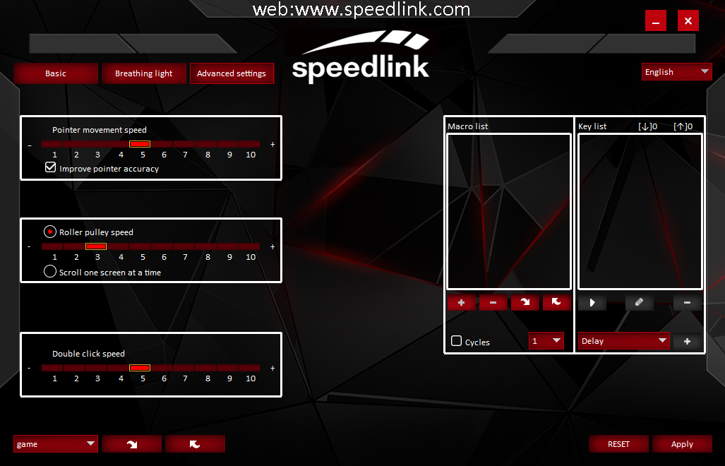 Speedlink SL-680003-BK, Gaming Maus, Speedlink Gaming  (BILD5)