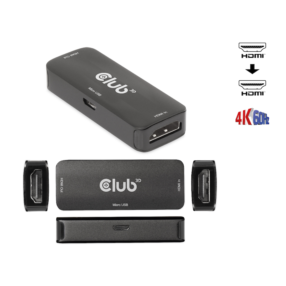 Club 3D CAC-1307, HDMI-Adapter, Club3D Repeater HDMI > CAC-1307 (BILD2)